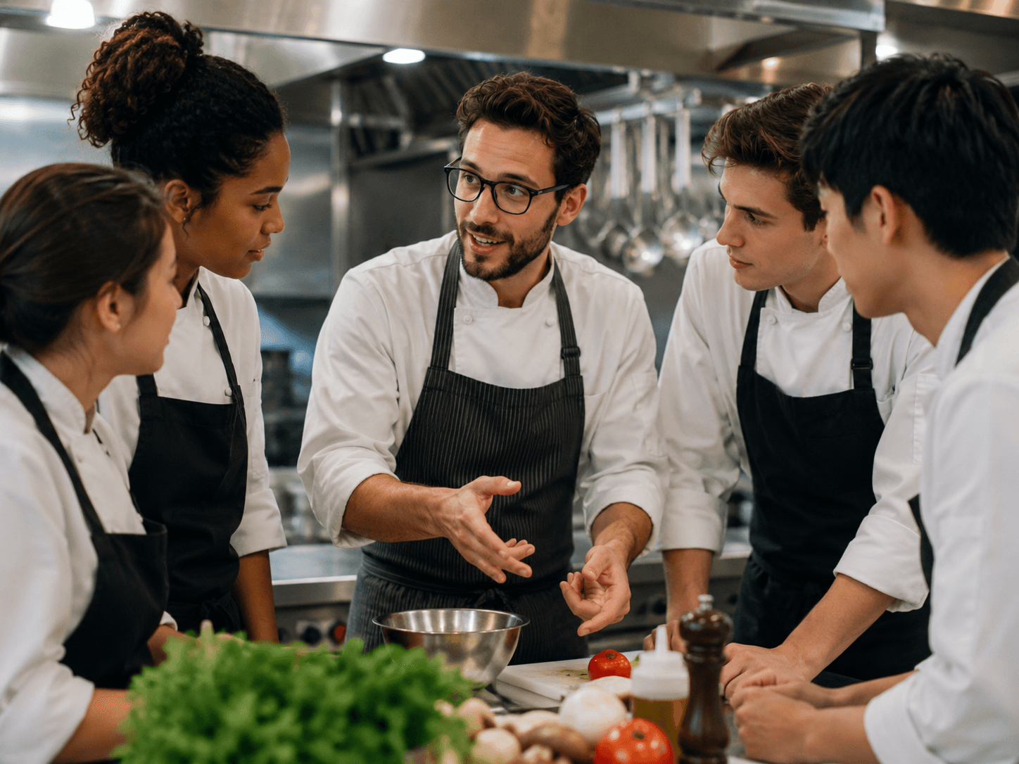 Apprenants en formation à l'Institut Emploi Formation